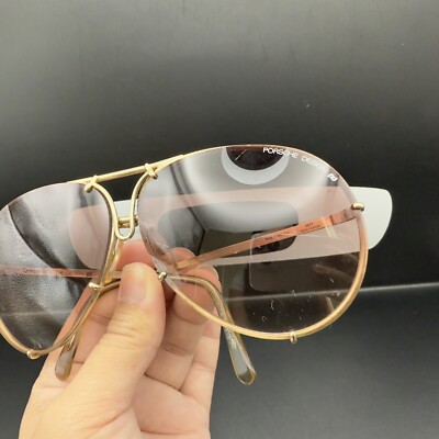 Vintage Porsche Design By Carrera 5621 46 Titan Large Dark Brown
