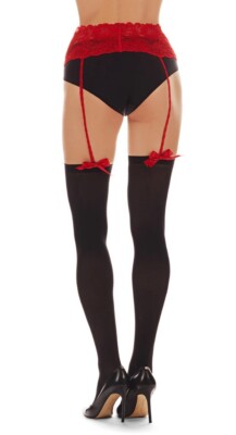 MeMOÍ LoveMo Pantyhose No Strings Attached Opaque Suspender  | Lov401 |