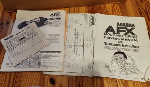 1978 AURORA AFX THUNDERBIRD RALLY HO SCALE RACE SET NO. 2454 with Manuals READ - Picture 11 of 12