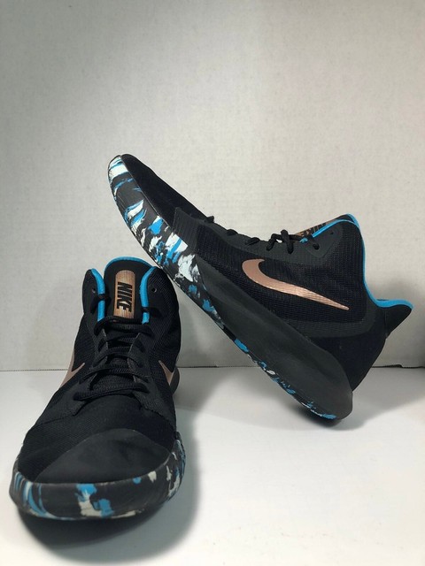 nike precision 3 black blue