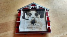2012 Dog house picture frame 2012 dated. Memory frame. Picture holder. Frame