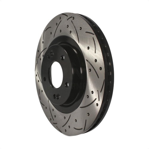 For Hyundai Santa Fe XL Front Rear Ceramic Pad Drilled Slot Disc Brak KDA-100999 - Picture 3 of 18