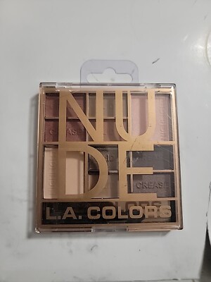 L.A. Colors New 10 Color Eyeshadow Palette: NUDE