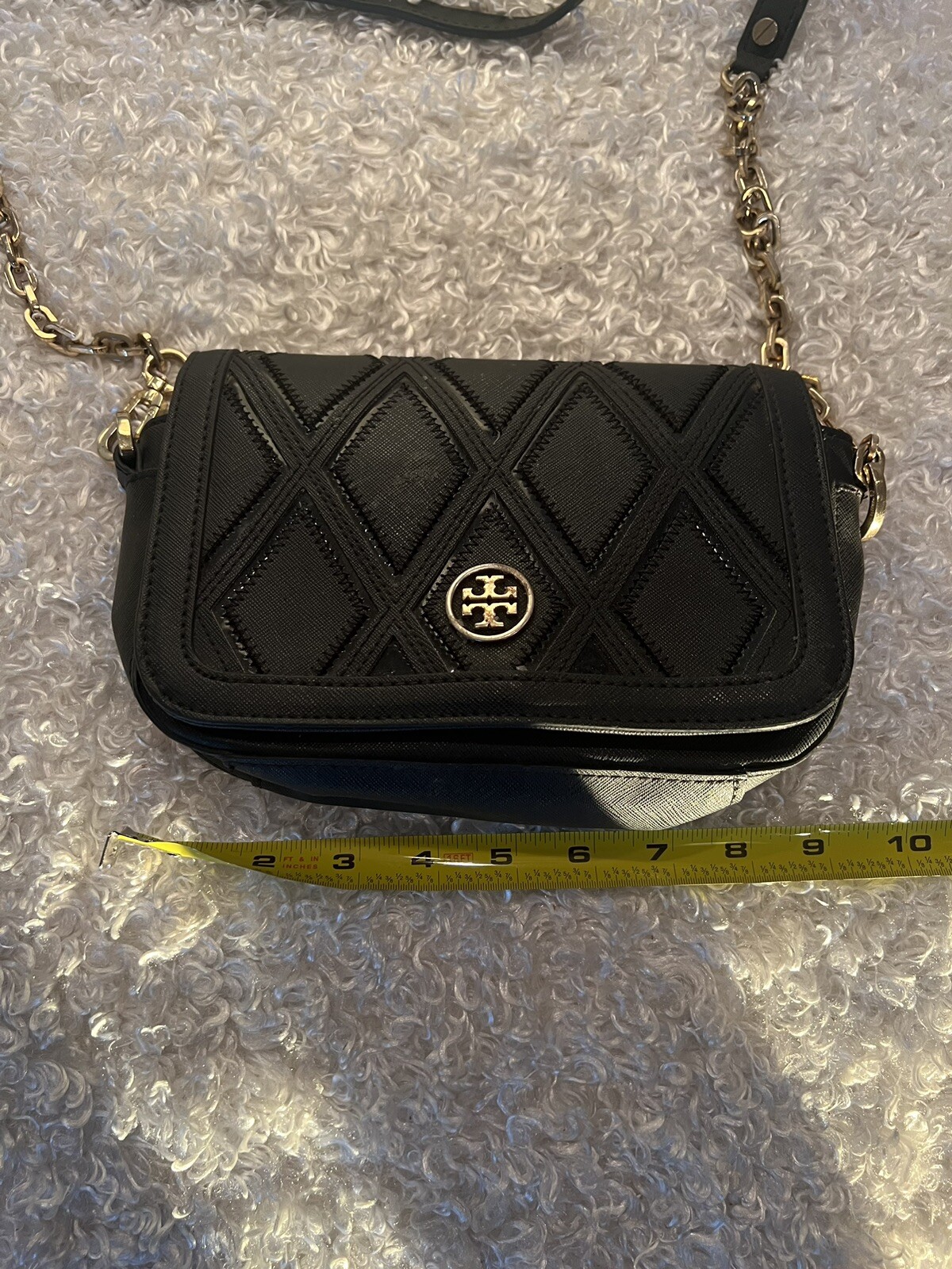 Tory Burch Patch Work Robinson Chain Shoulder Bag… - image 10