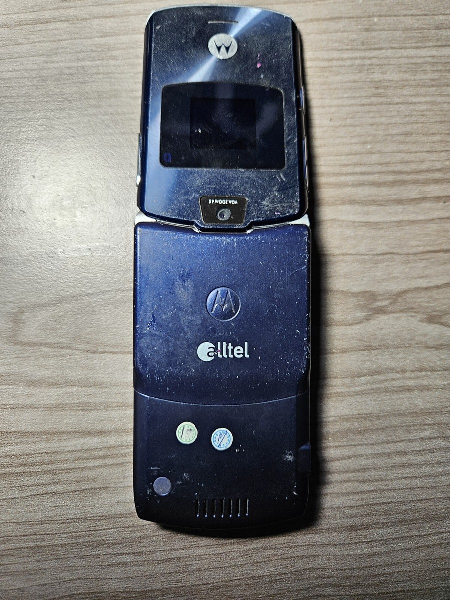 Motorola RAZR V3 - 500 MB - Cosmic Blue (Alltel) for sale online