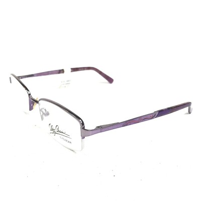 Oleg Cassini OCOV 653 660 Brillenfassungen Lila Rechteckig Halbrand 135