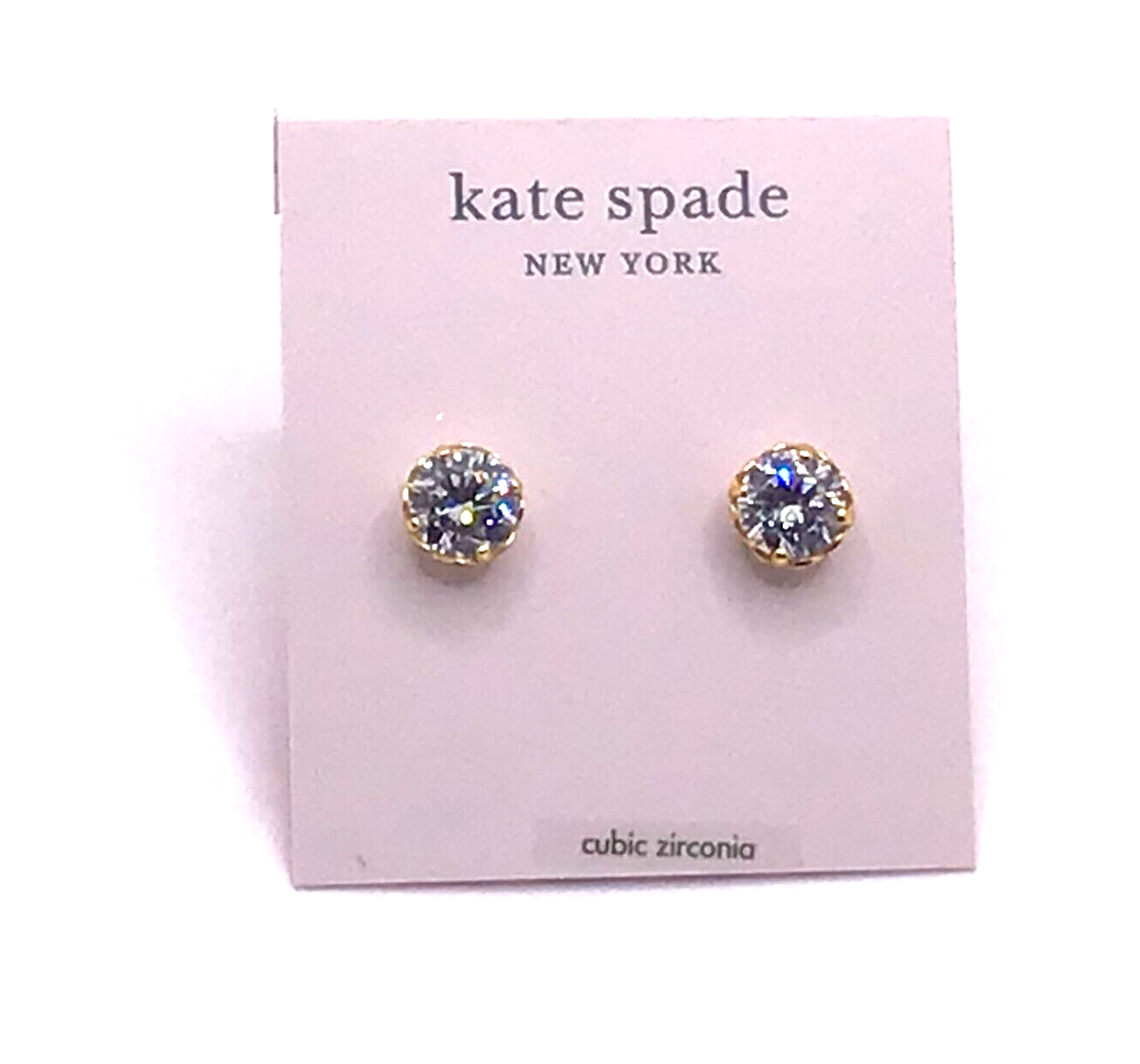 Kate Spade New York Cubic Zirconia Sparkly Stud Earrings