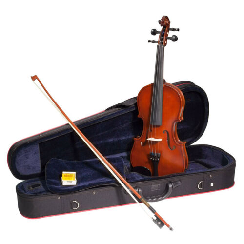 Hidersine Inizio 4/4 Size Violin with Case & Rosin (NEW) - Afbeelding 1 van 3