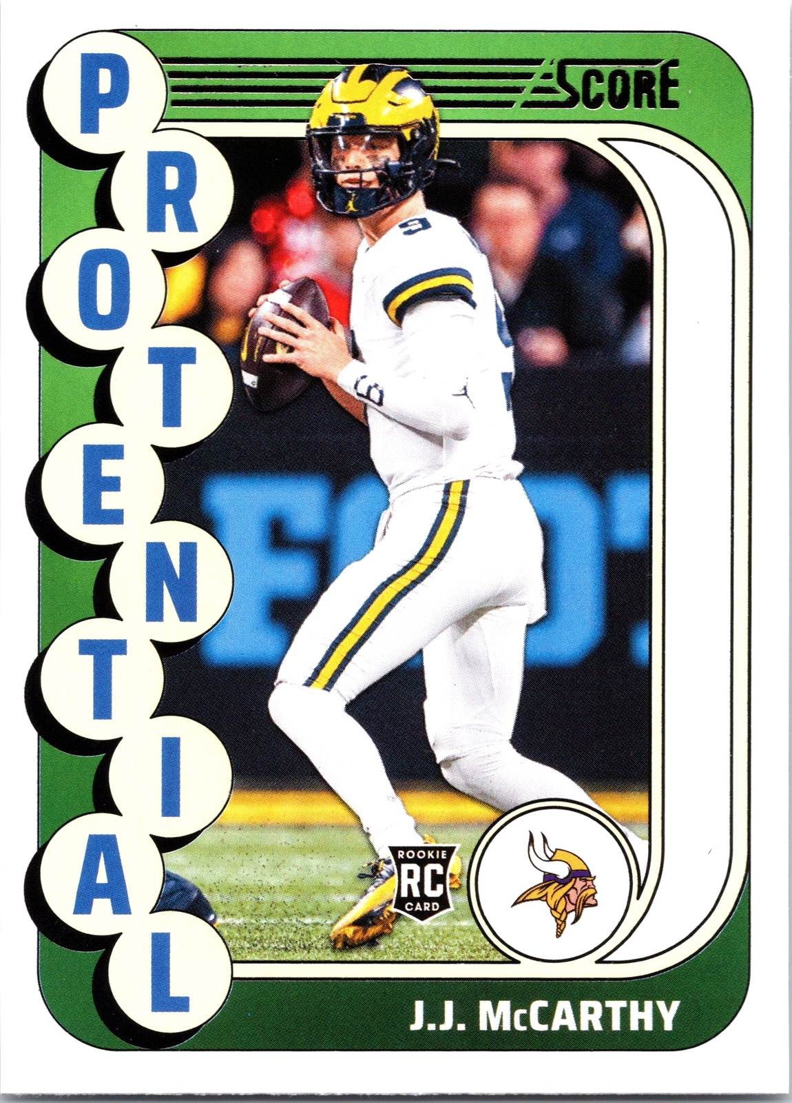 2024 Score #10 J.J. McCarthy Protential