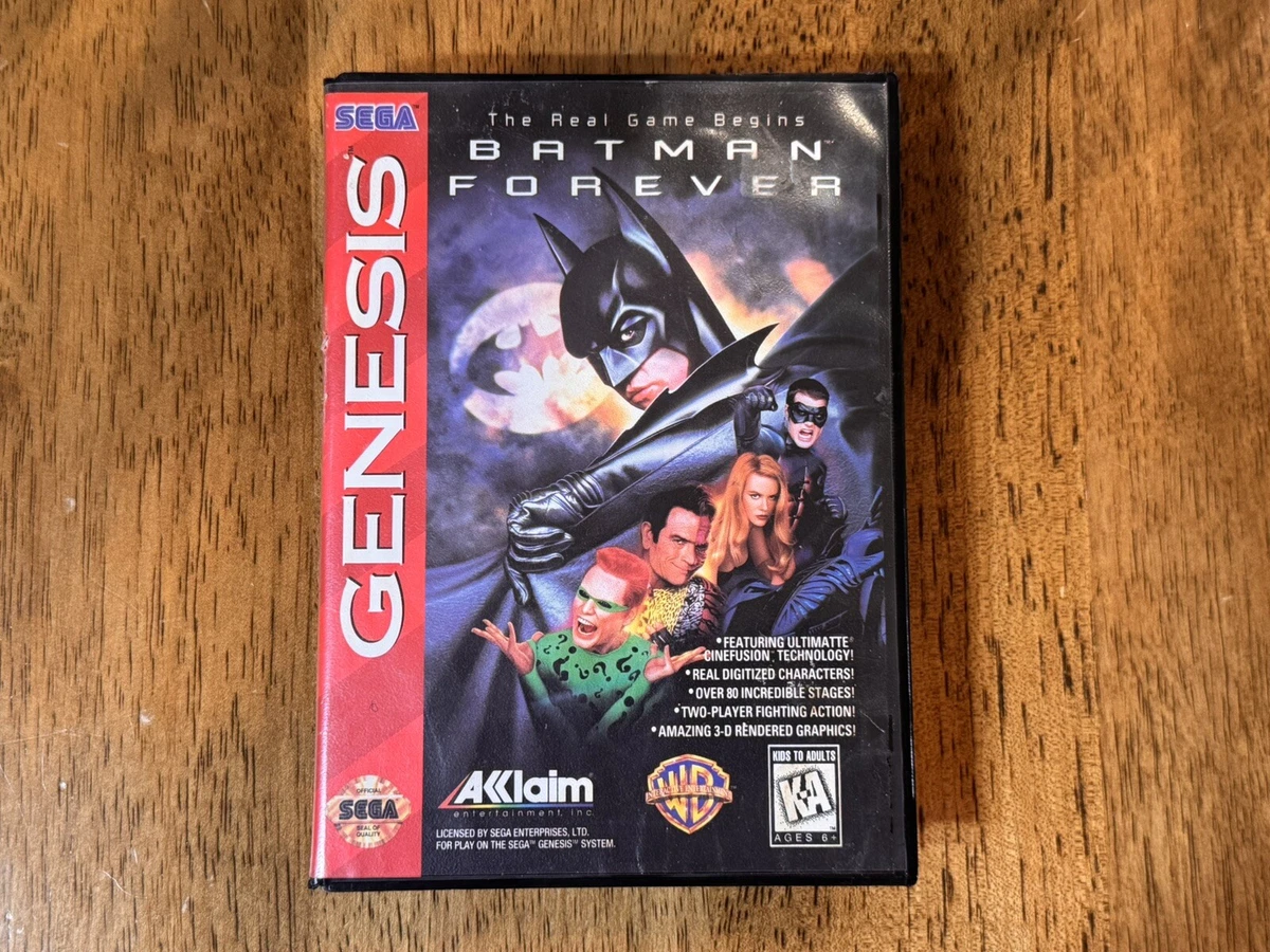 Sega Genesis Video Games Batman Forever 1995 for sale | eBay