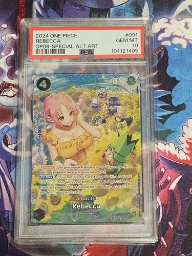 Rebecca (SP) OP05-091 Wings of the Captain Foil PSA 10
