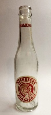 VINTAGE 9 OZ SODA BOTTLE / REFRESCOS MAMBRU / RIO PIEDRAS PUERTO RICO  1968 #2