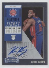 2018 Panini Contenders Variation Playoff Ticket 35/35 Bruce Brown #145 Auto 01w3