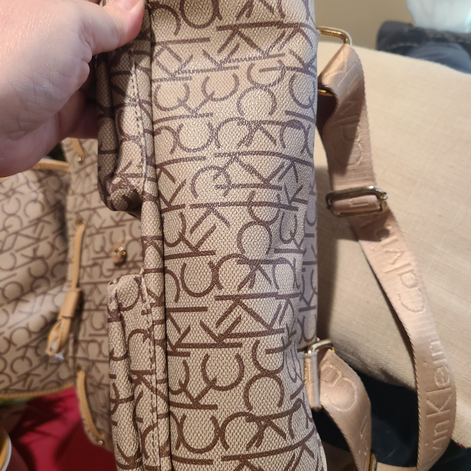 Calvin Klein Monogram Logo Backpack - image 15