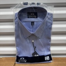 Stafford Dress French Blue Dress Shirt Size 17.5 34/35
