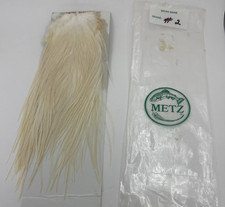Vintage NEW METZ Cream Micro Barb Saddle Grad...
