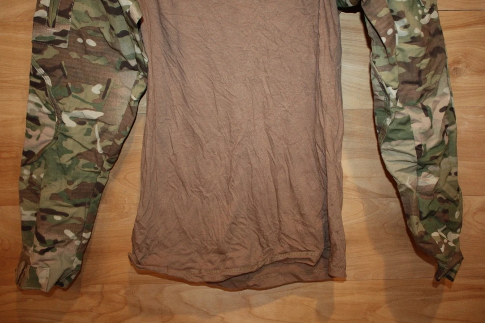 Camisa de Combate Tru-Spec Pequeña Regular Multicam Marrón OCP Camuflaje Cordura Nueva Sin Etiquetas Foto 4 de 4