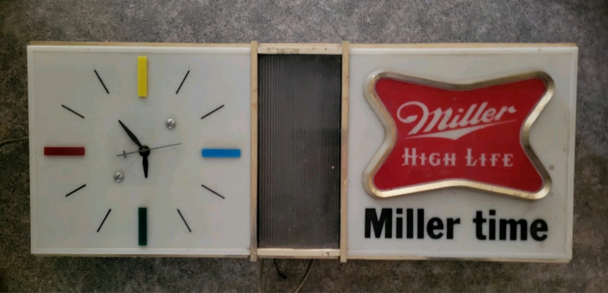 Miller High Life Clock for sale | eBay