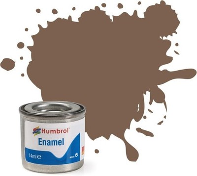 Greenhills Humbrol Dark Earth Matt Emaille Lack 14ml Tinlet AA0312 - C5447