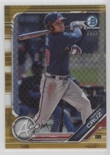 2019 Bowman Draft Chrome Gold Refractor 47/50 Derian Cruz #BDC-52 1dm4