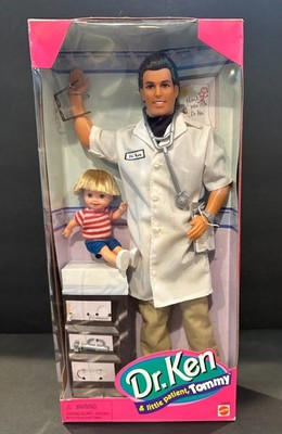 Vintage 1997 Dr. Ken & Little Patient Tommy Dolls in Box