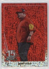2025 Leaf 15th Anniversary National Convention Red Sparkles 3/3 Andy Reid 3wu