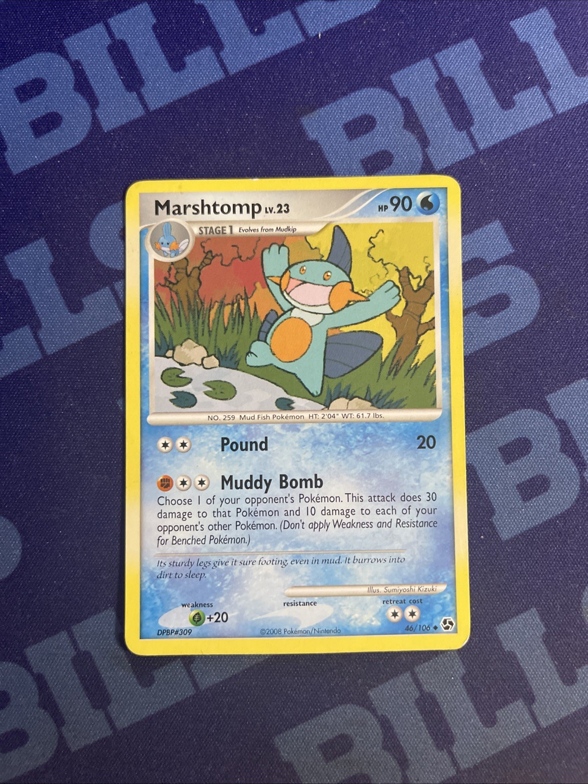 Pokemon Marshtomp 46/106 Great Encounters LP