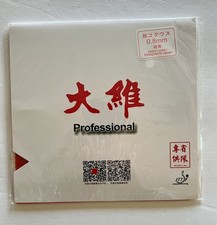 Dawei 388D-1 Professional Long Pips Table tennis rubber, 0.8mm, Red