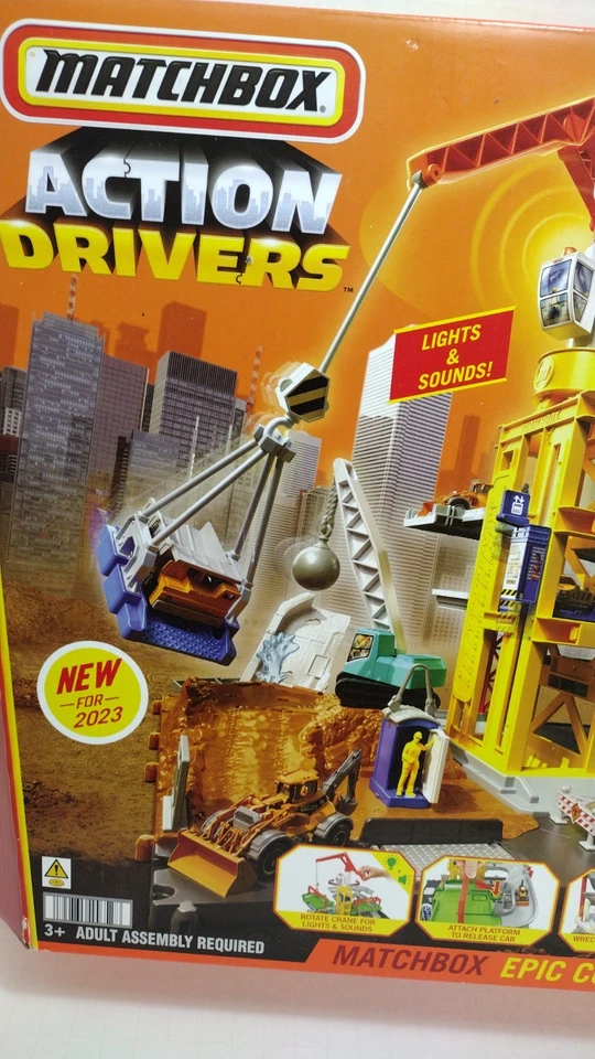 Matchbox Action Drivers - Epic Construction Yard Playset - Talks New 2023 - Image 3 of 4