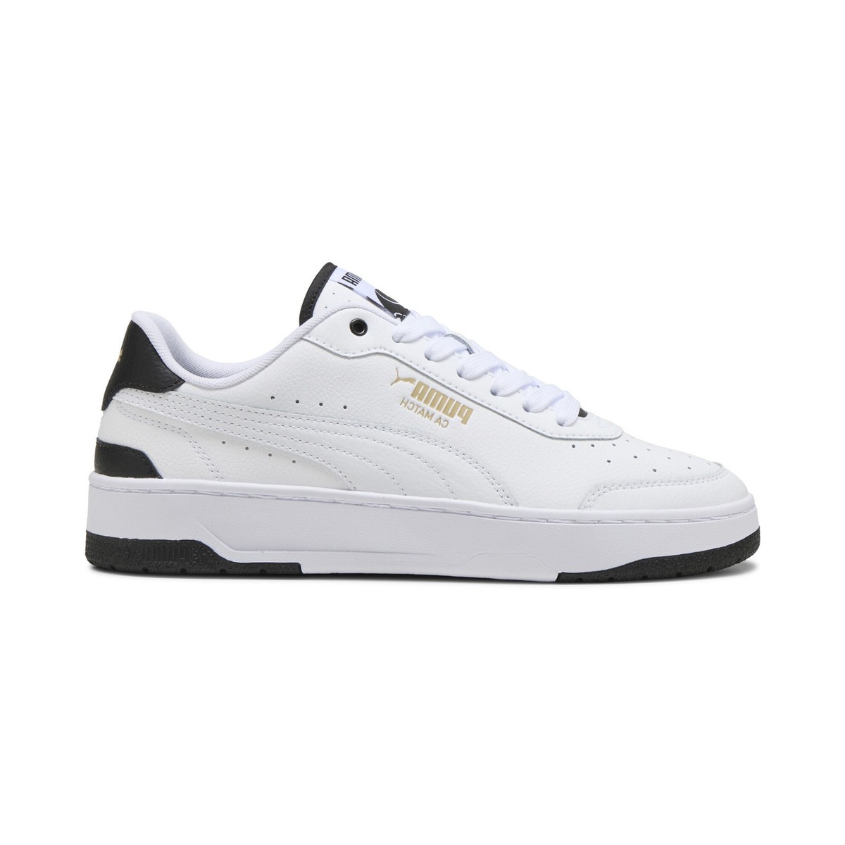 misaAOPR Puma CA Match 40077905 Mens White Leather Lifestyle Sneakers