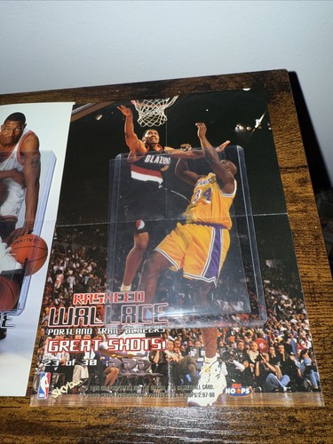 Vintage 90s NBA Mini POSTERS Lot! 3x! Rockets’ Mavericks! Blazers! Finley! Mint! - Picture 4 of 5