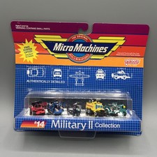 RARE Factory Error 1989 Galoob Micro Machines 14 Military II 1990 Ambush Squad