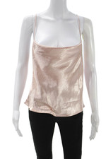 Line + Dot Womens Camisole Pink Square Neck S...