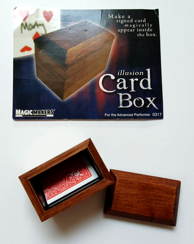 Magic Box Magic Trick ILLUSION CARD BOX by Magic Makers - Wonder Box Magic Trick | eBay UK