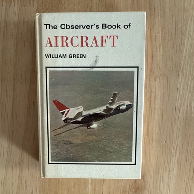 The Observer's Book of Aircraft 1980 von William Green seltene laminierte Version A1