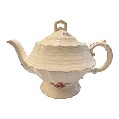 Vintage Spode Billingsley Rose Teapot – England – Mint Condition | eBay