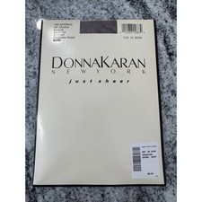 Donna Karan New York Just Sheer Pantyhose Tights DK Shadow Size Medium
