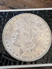 1882-O/S over-mintmark Morgan silver dollar.  VAM 4 Recessed 0/S. TOP 100