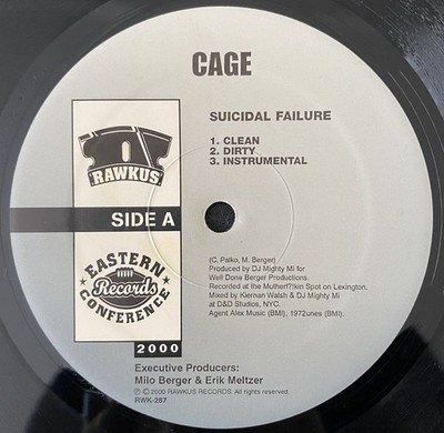 Cage - Suicidal Failure, 12'', (Vinyl)