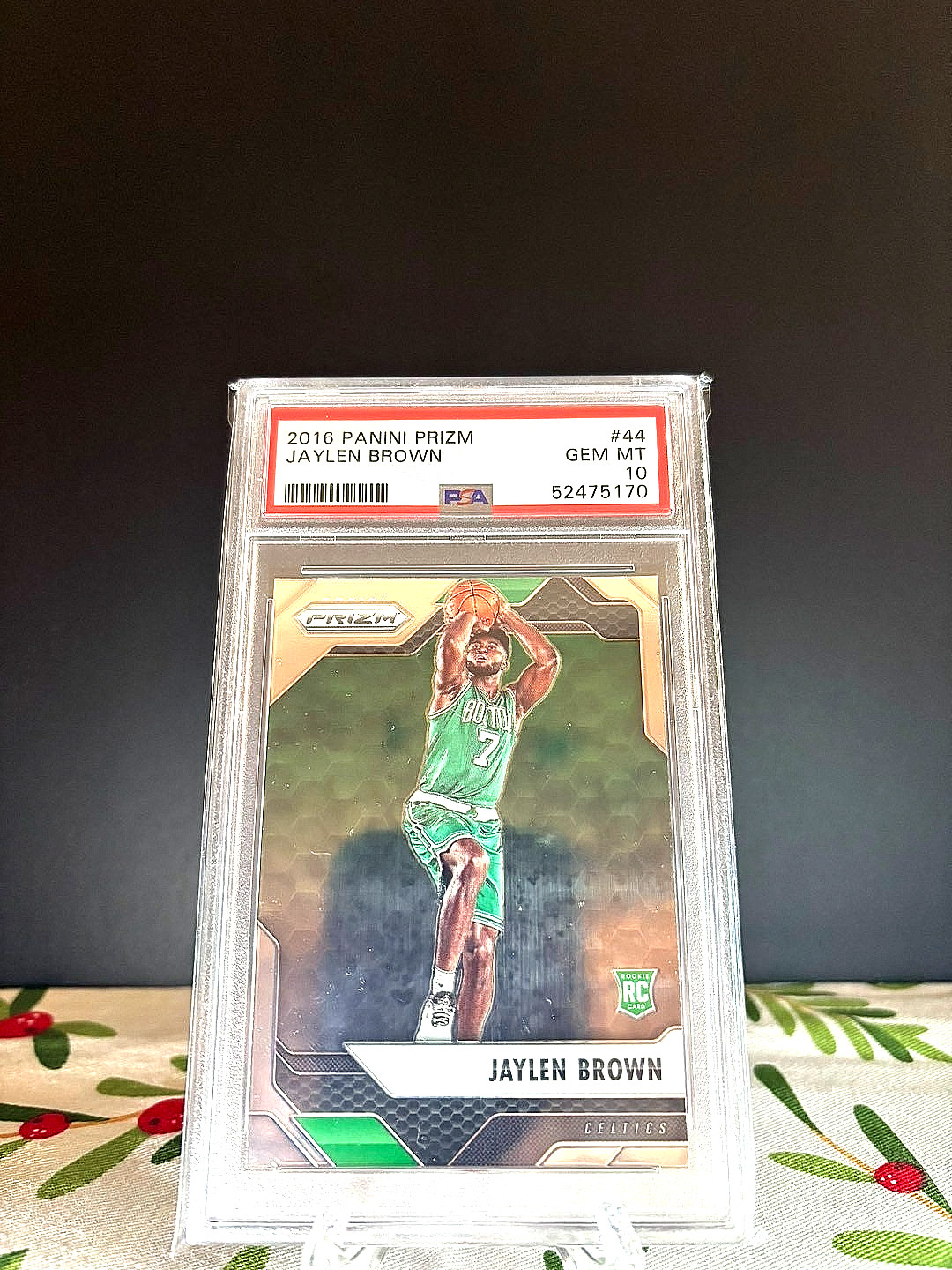 2016 PANINI PRIZM JAYLEN BROWN #44 PSA 10 GEM MINT RC BOSTON CELTICS MVP ☘️