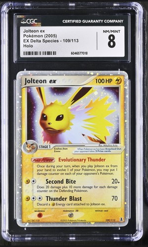 Jolteon ex graded CGC 8 for sale on eBay
