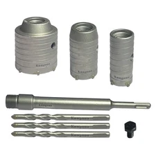 Concrete Hole Saw Kits, Tungsten Steel Sds Plus Shank Wall Hole Cutter