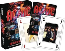 AC/DC In Rock We Trust Playing Cards 52 Card Deck Licensed