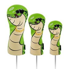 New Green Character Golf Headcover Driver/Fairway Wood/UT Club Head Cover Choice