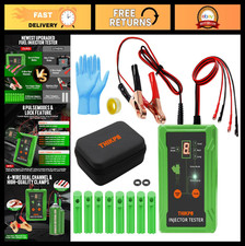 Universal Fuel Injector Tester Cleaner Kit - 8 Pulse Modes, 4 Wire Dual Channel,