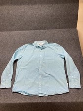 Calvin Klein Shirt Men  s Size XL Blue Check Long Sleeve Button Down