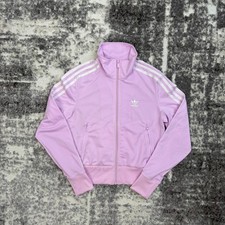 Adidas Firebird Trainingsjacke Lavendel/Weiß Retro Trackjacket Damen - Größe XS