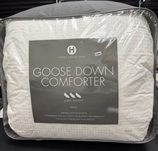 Hotel Collection European Goose Down Heavy Weight White King Comforter