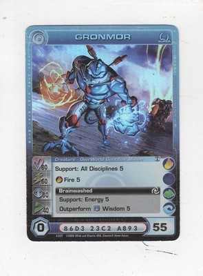 Chaotic Super Rare creature Overworld Gronmor Min Energy max power