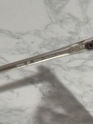 SKAGA Lilian Eyeglass Frames 56-14-135 Purple Clear Sweden  display picture 1